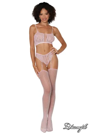 2PC Lace Bodystocking