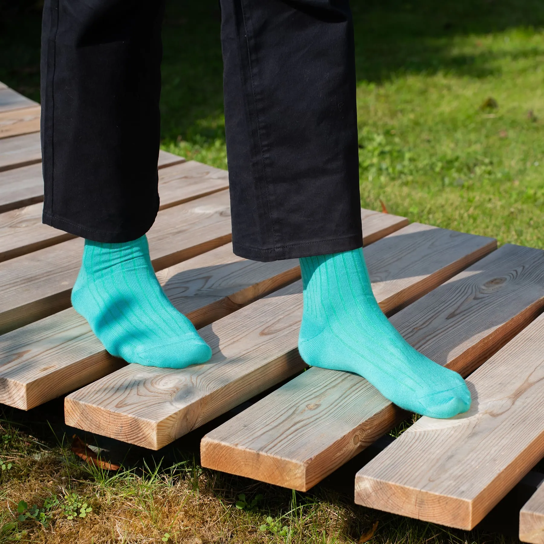 3 Pack Essential Men's Socks - Verdant