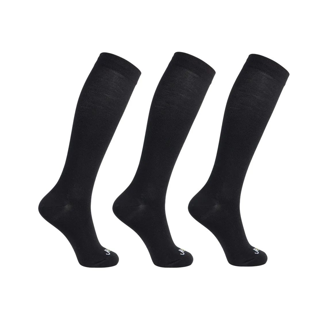 80% Rich Merino Wool Everyday Compression Socks (15-20mmHg) - Solids - 3 Pack