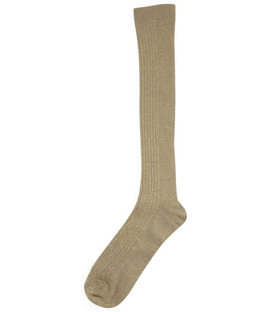 Alto Milano Tan Donna Long Socks