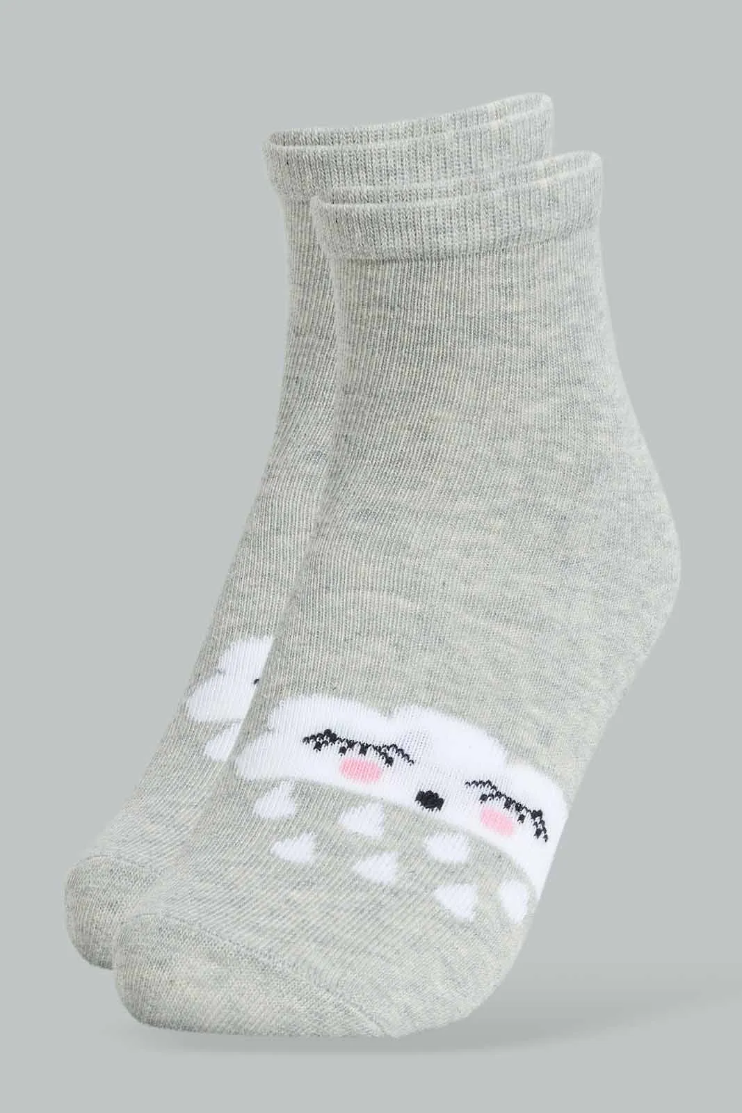 Assorted Printed Full Length Socks For Girls (Pack of 4)