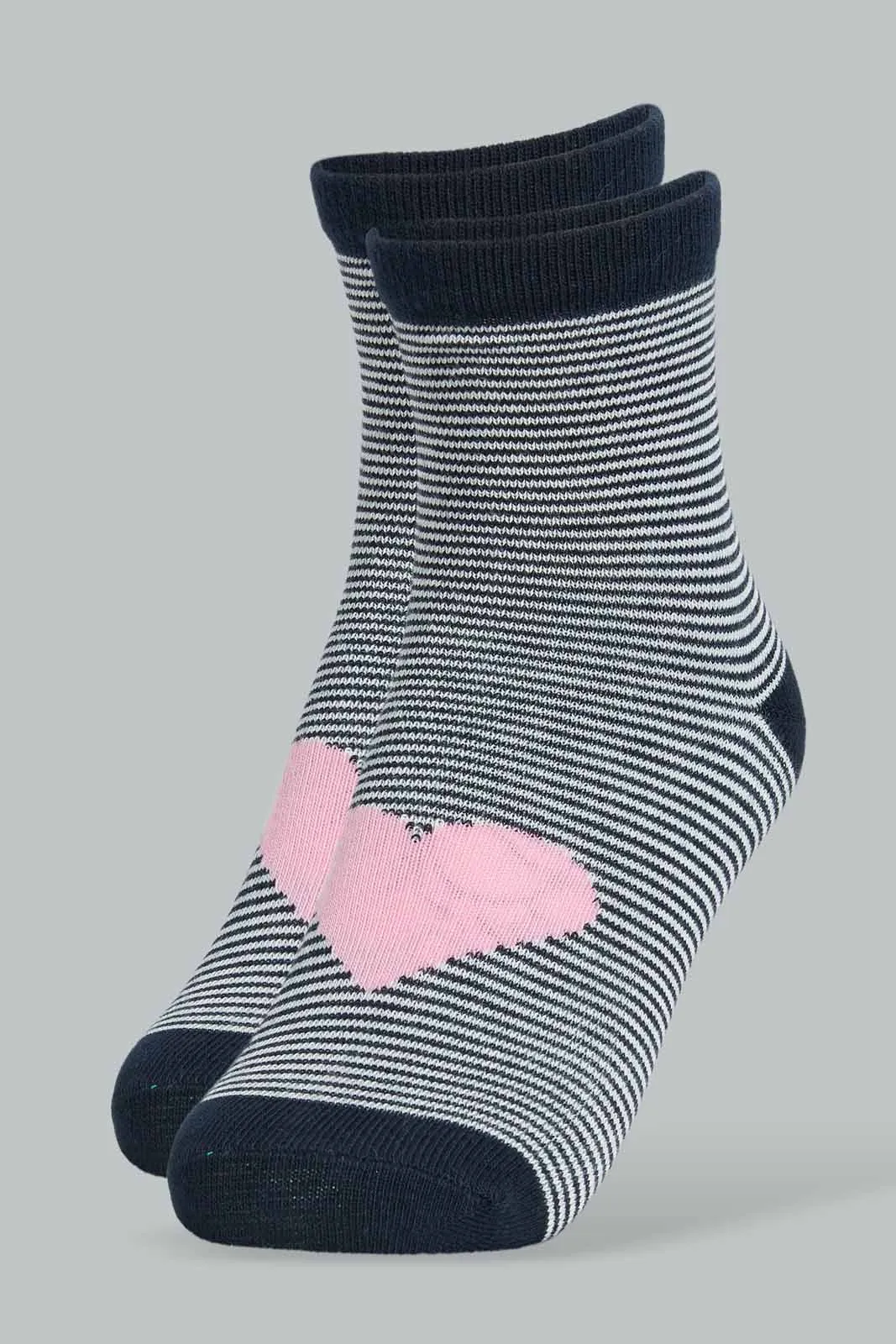 Assorted Printed Full Length Socks For Girls (Pack of 4)