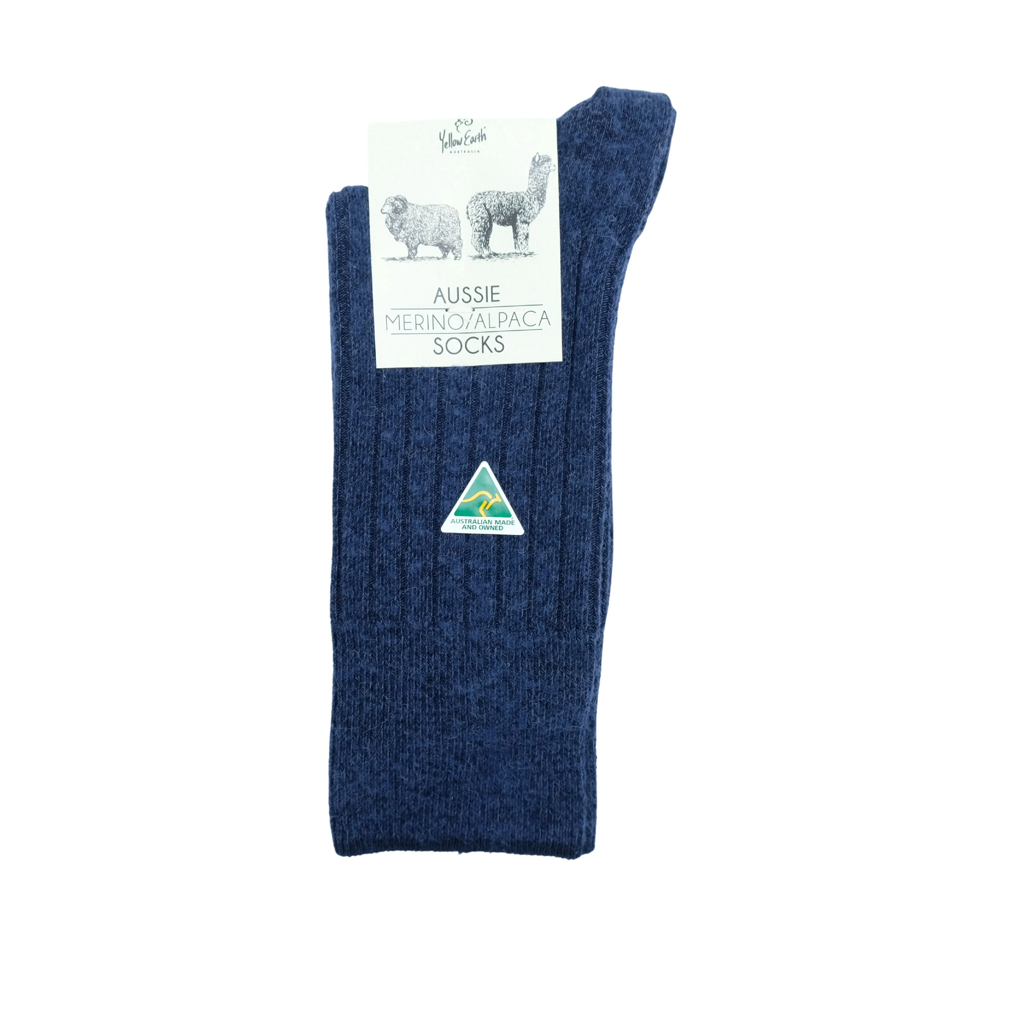 Australian Merino & Alpaca Wool Blend Socks (Large) - Men's Super Warm Socks