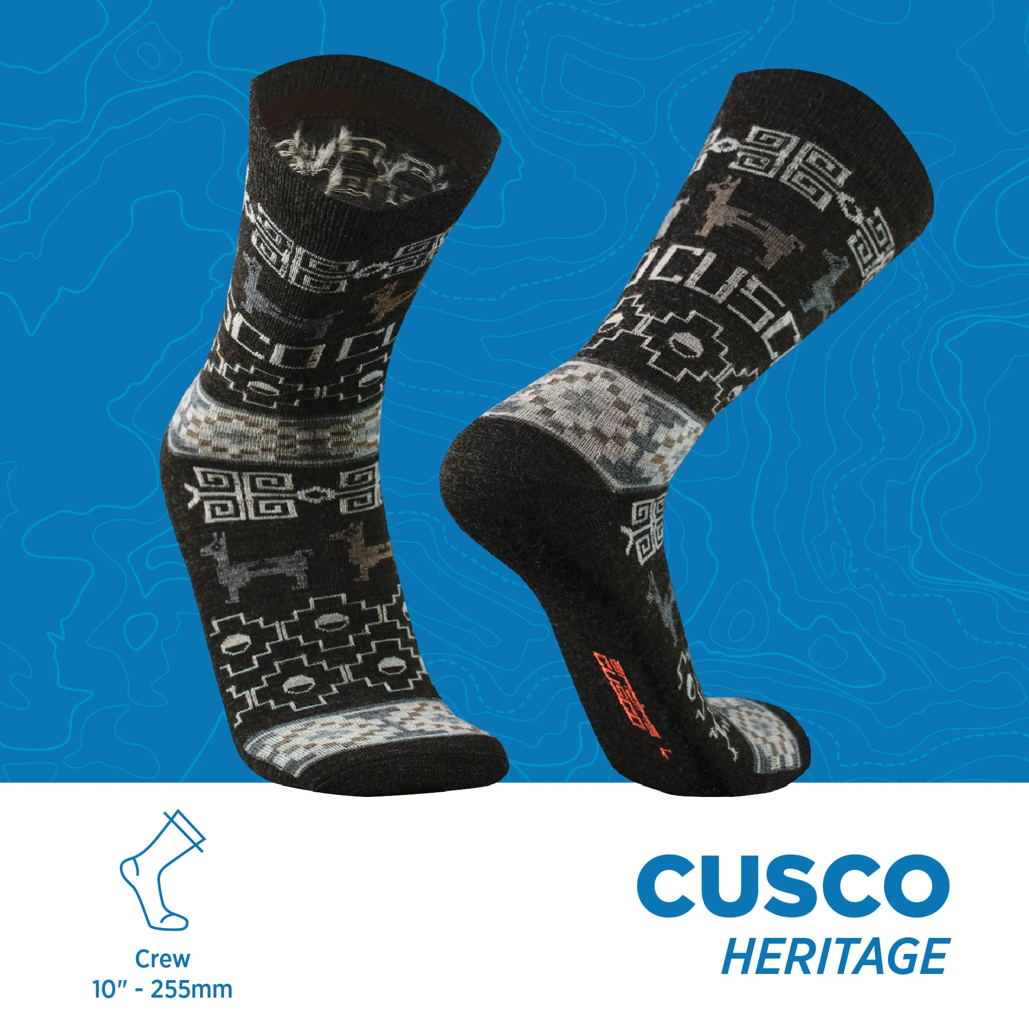 Baby Alpaca Socks Heritage Socks | Cusco