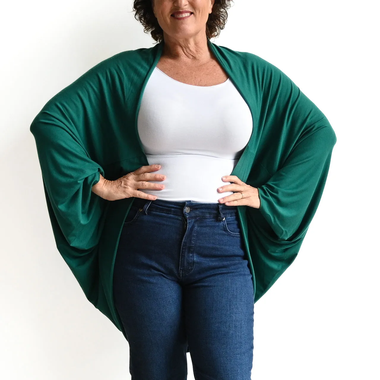 Bamboo Cocoon Cardigan Top