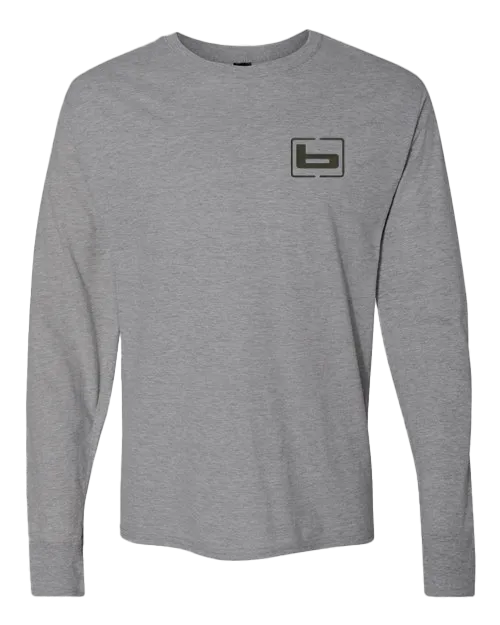 Banded Old School Patch Long Sleeve Tee