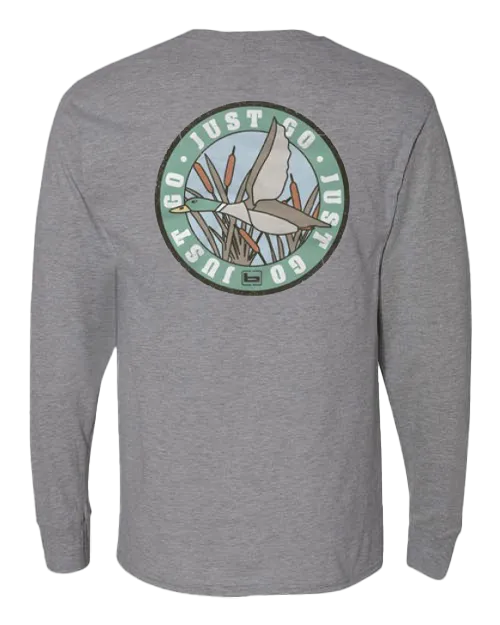 Banded Old School Patch Long Sleeve Tee