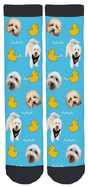 Benny the Mini Doodle Crew Socks