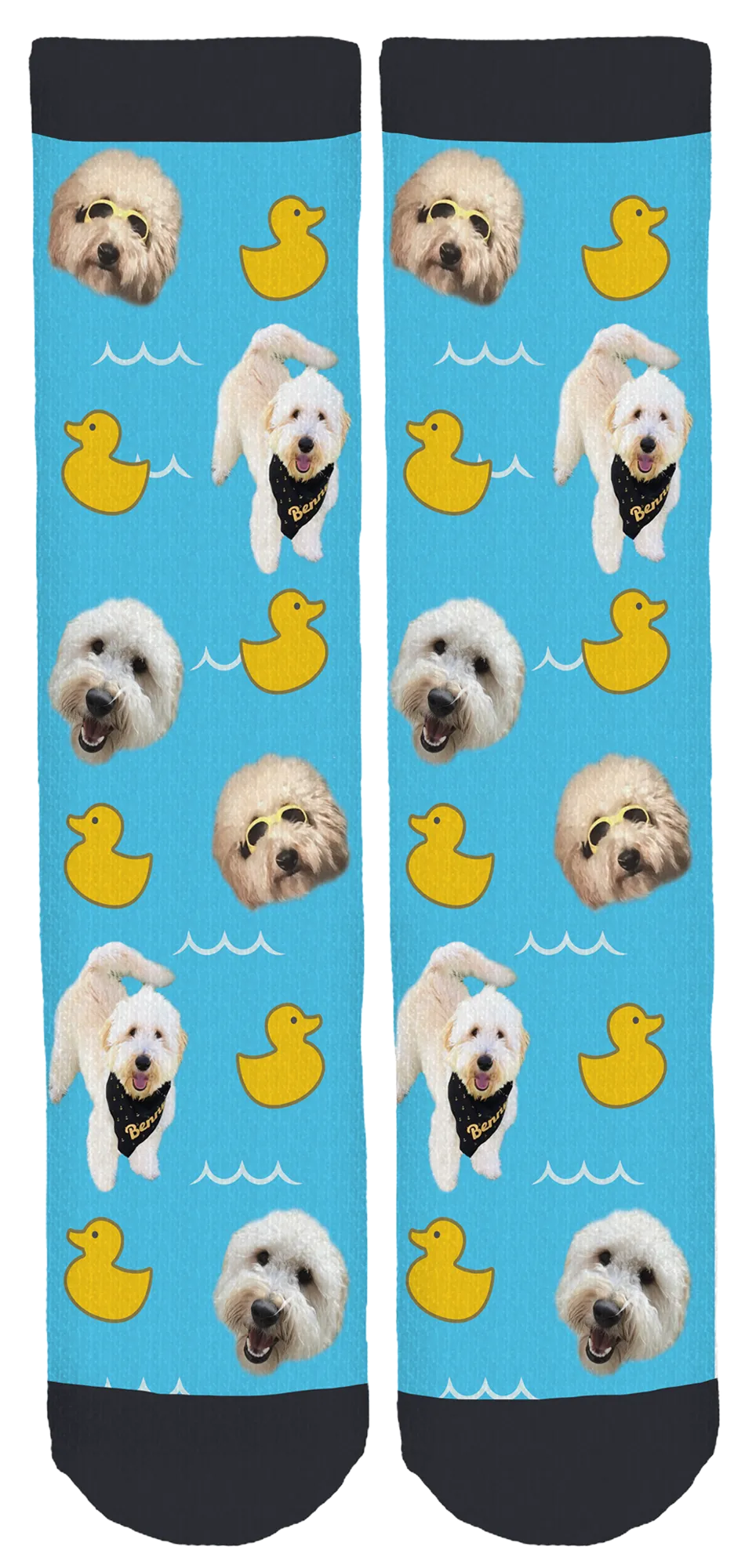 Benny the Mini Doodle Crew Socks