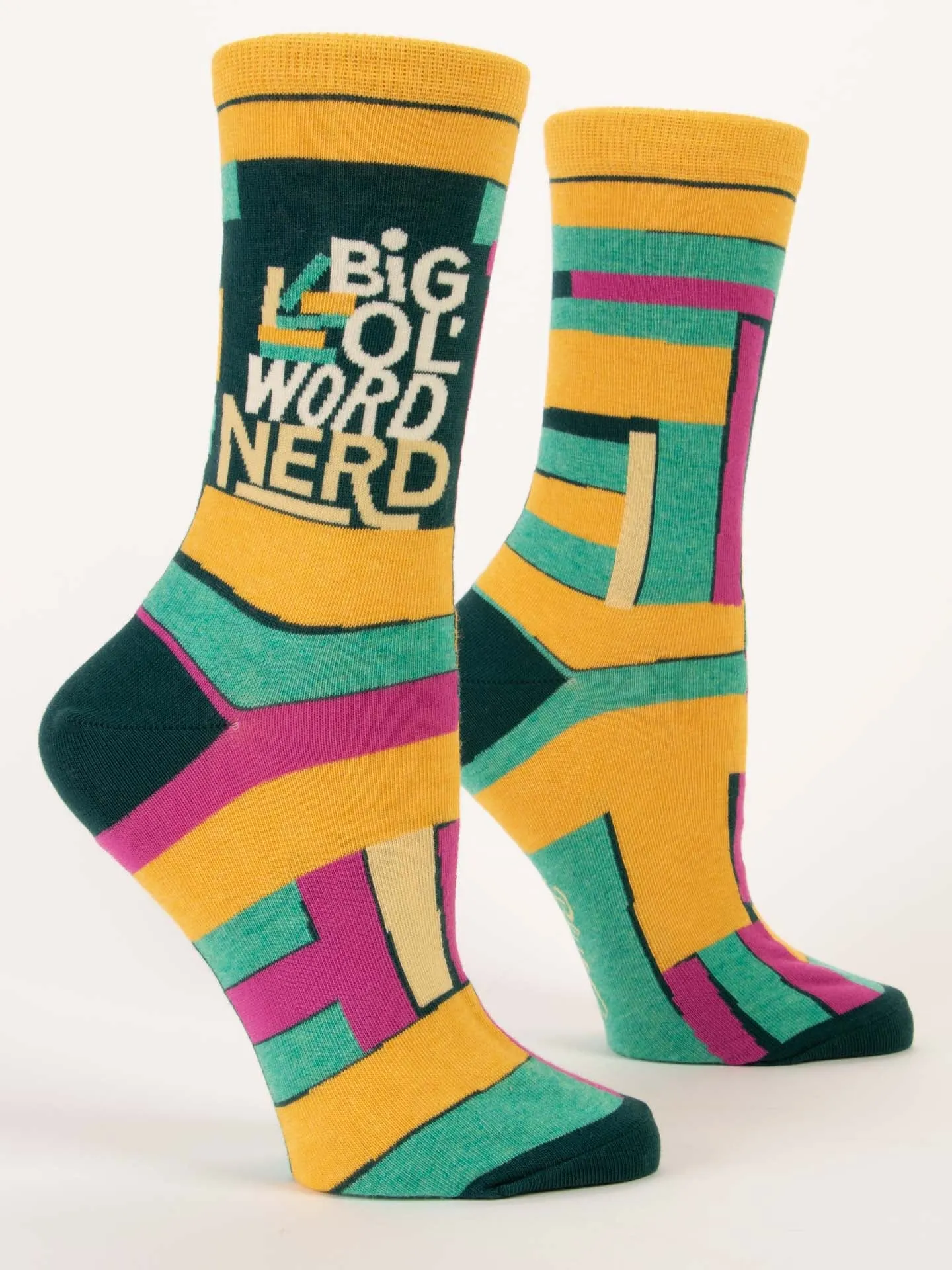 Big Ol' Word Nerd W-Crew Socks