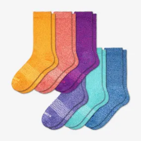 Bright Marls Calf Sock 6-Pack