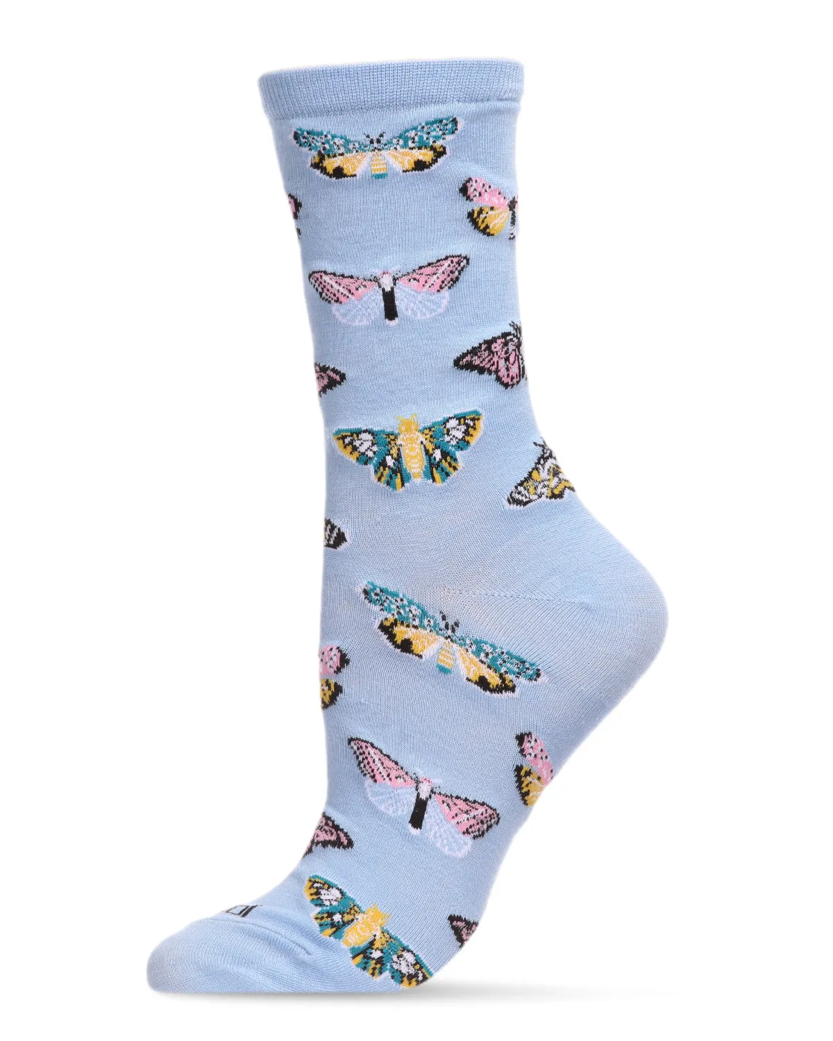 Butterfly Bamboo Blend Crew Socks