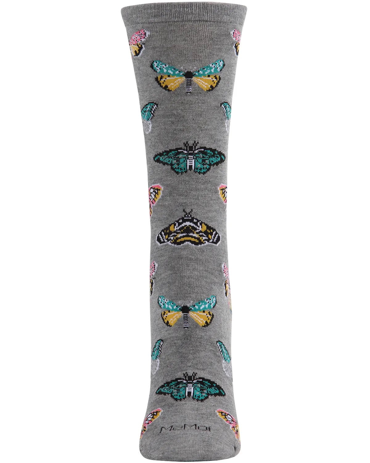 Butterfly Bamboo Blend Crew Socks