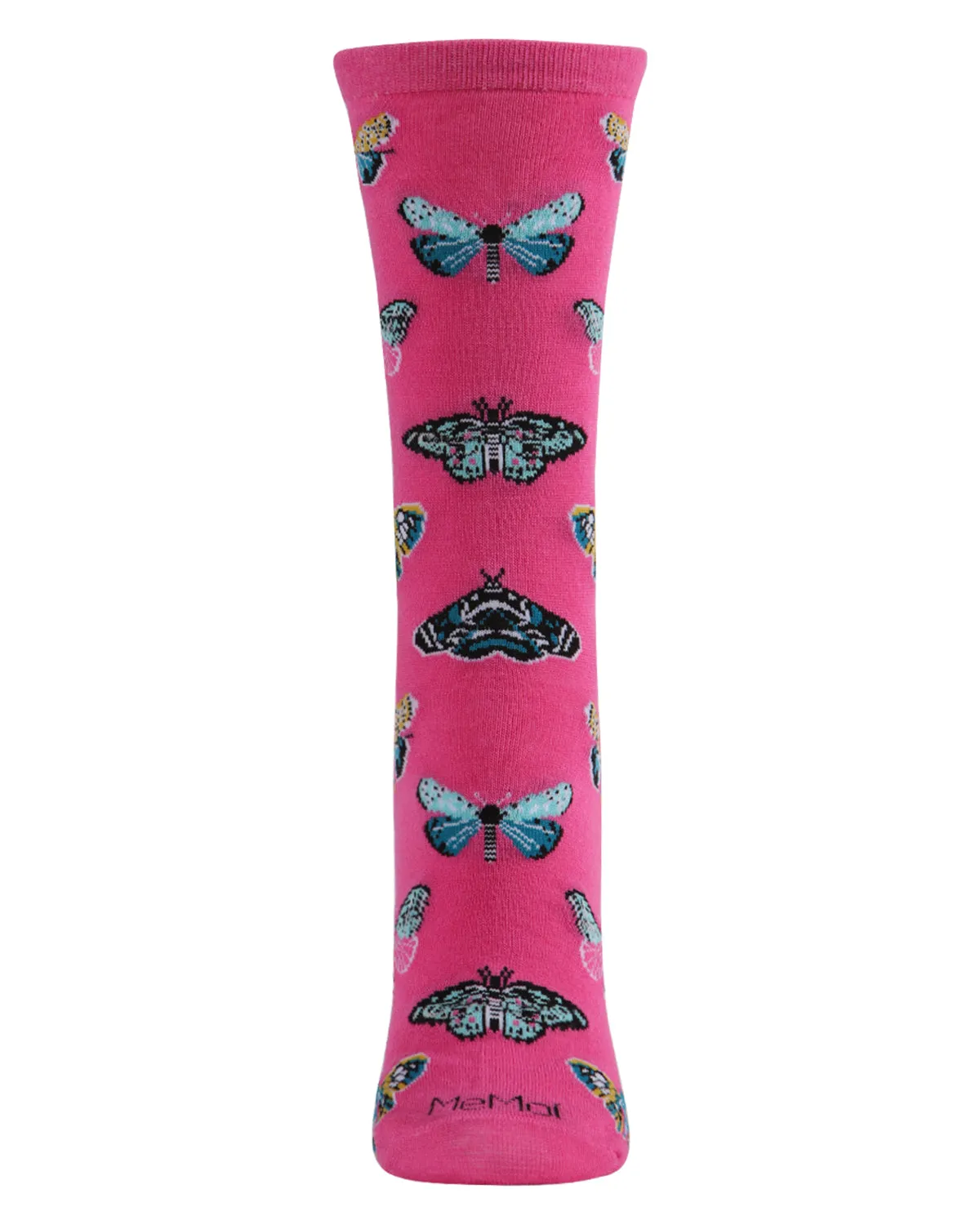 Butterfly Bamboo Blend Crew Socks