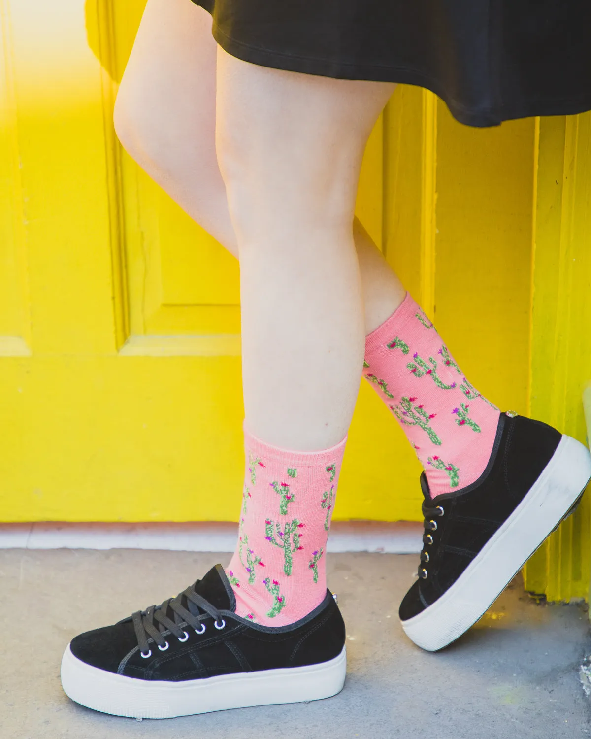 Cactus Bamboo Blend Crew Socks