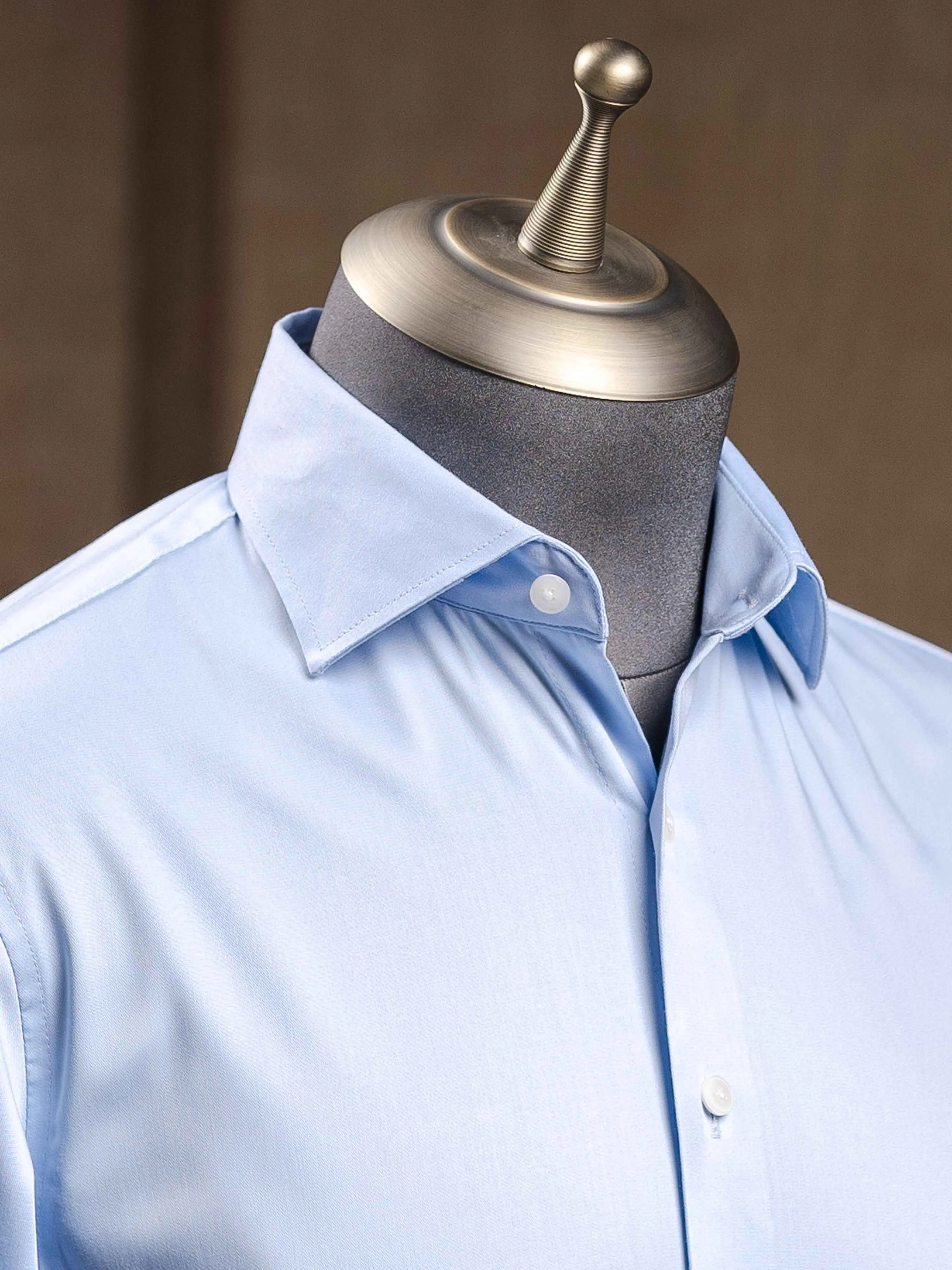 Capri Formal Shirt - Light Blue Windsor Collar