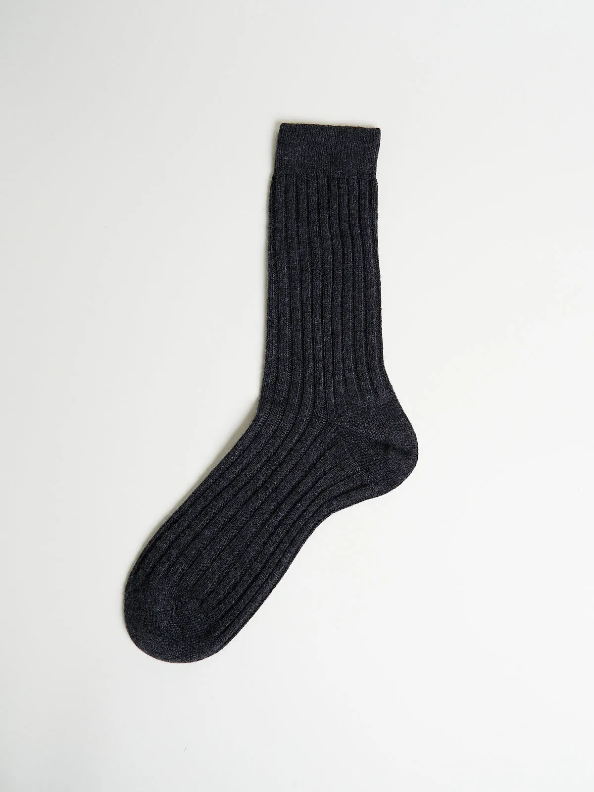 Cashmere Sock in Dark Grey