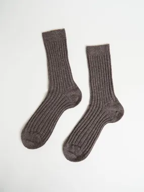 Cashmere Sock in Tronco