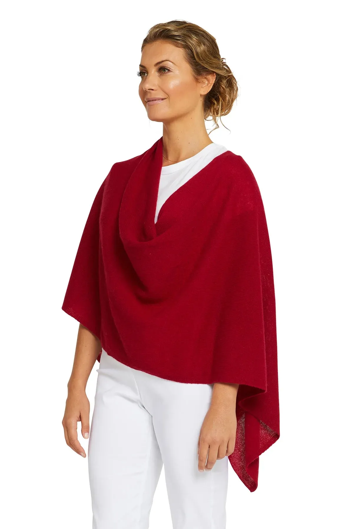 Cashmere Topper - Red Velvet