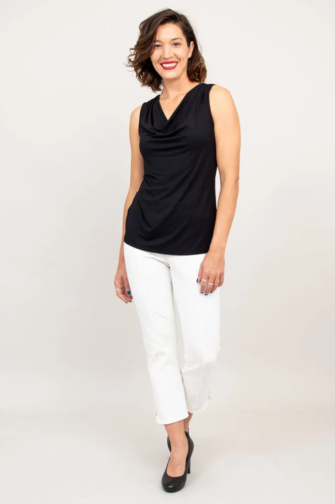 Charisse Tank, Black, Bamboo