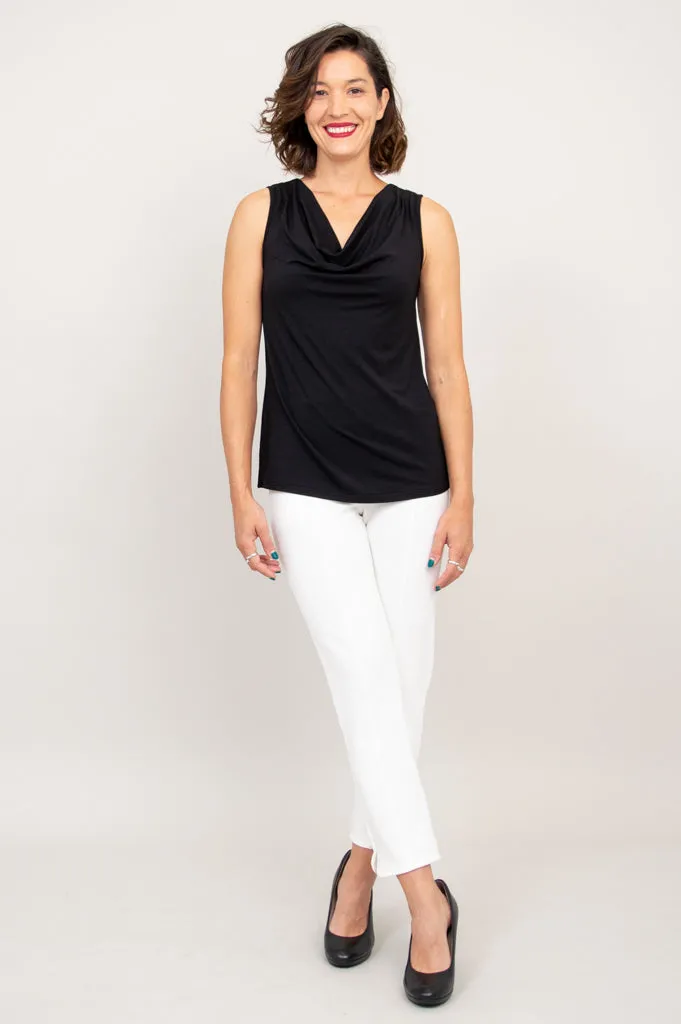 Charisse Tank, Black, Bamboo