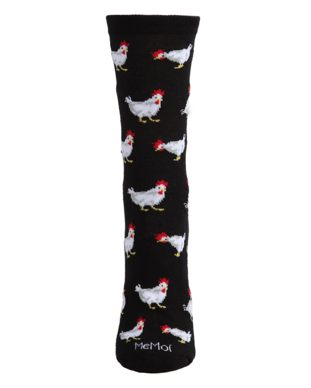 Chickens Bamboo Blend Crew Socks