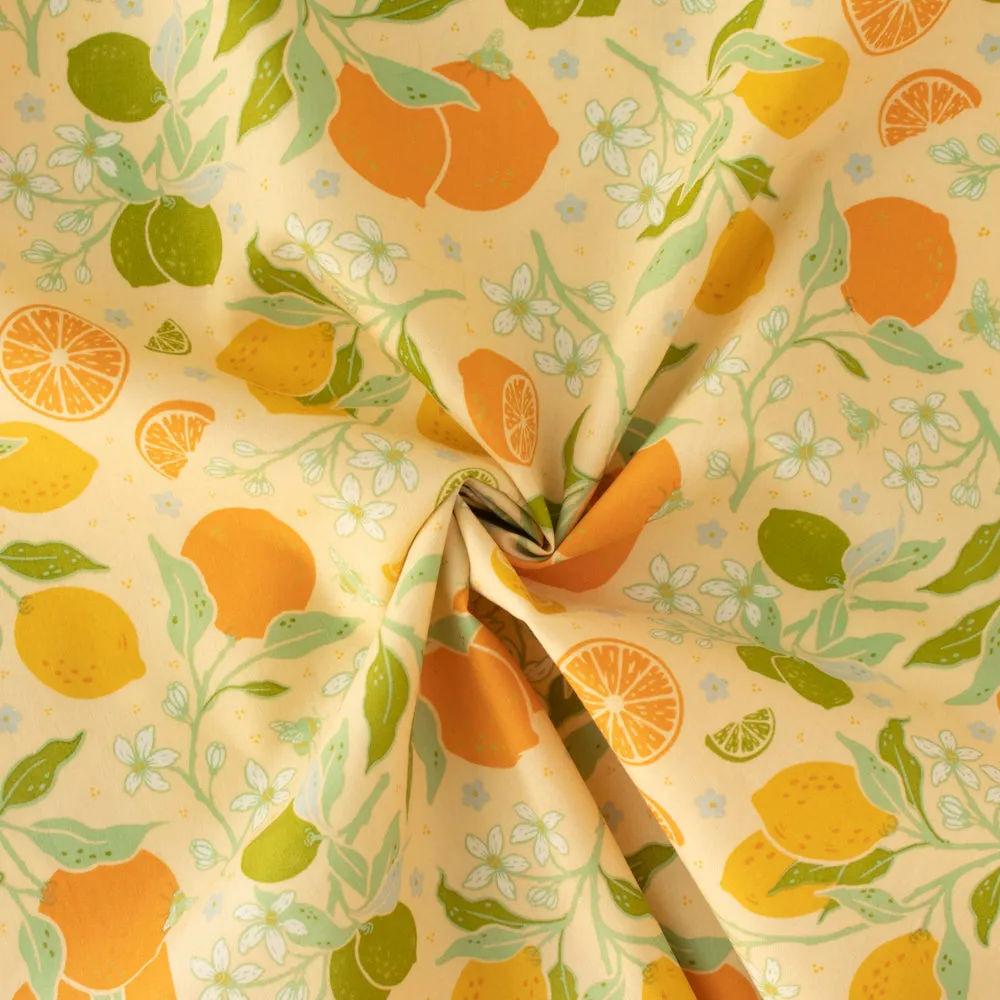 Citrus Vanilla Organic Poplin