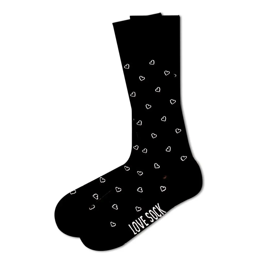 Classic Men’s Mid-Calf Black Dress Socks Gift Box