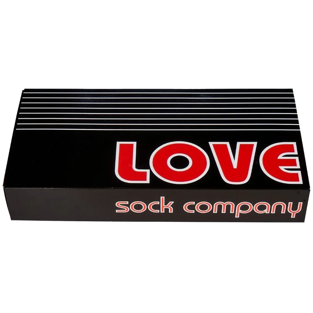 Classic Men’s Mid-Calf Black Dress Socks Gift Box