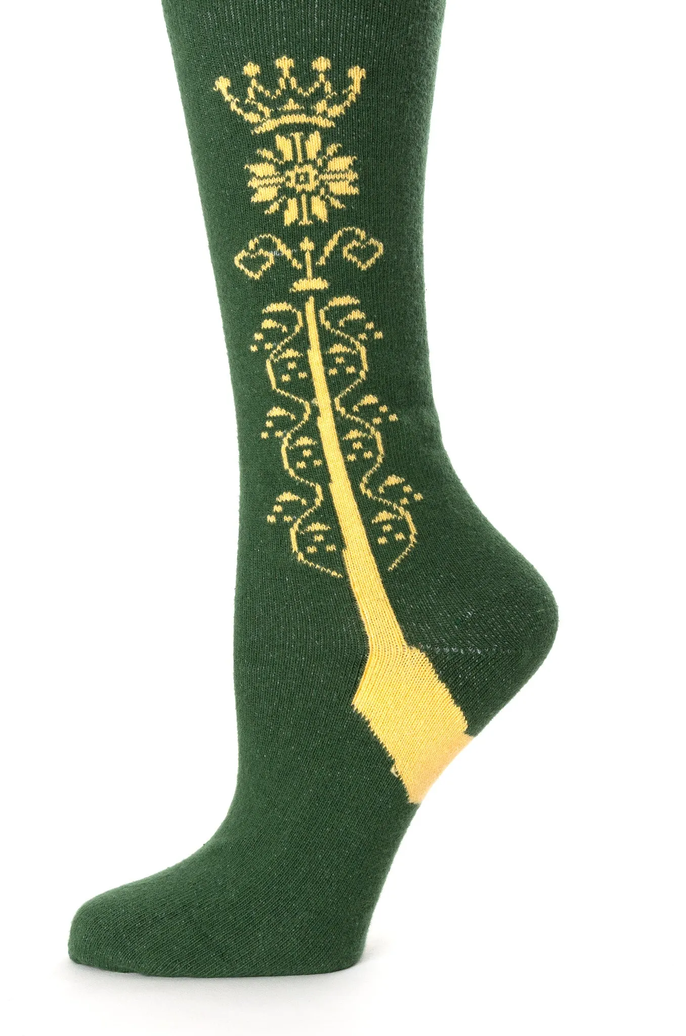 Clocked Cotton Stockings, Crown Style