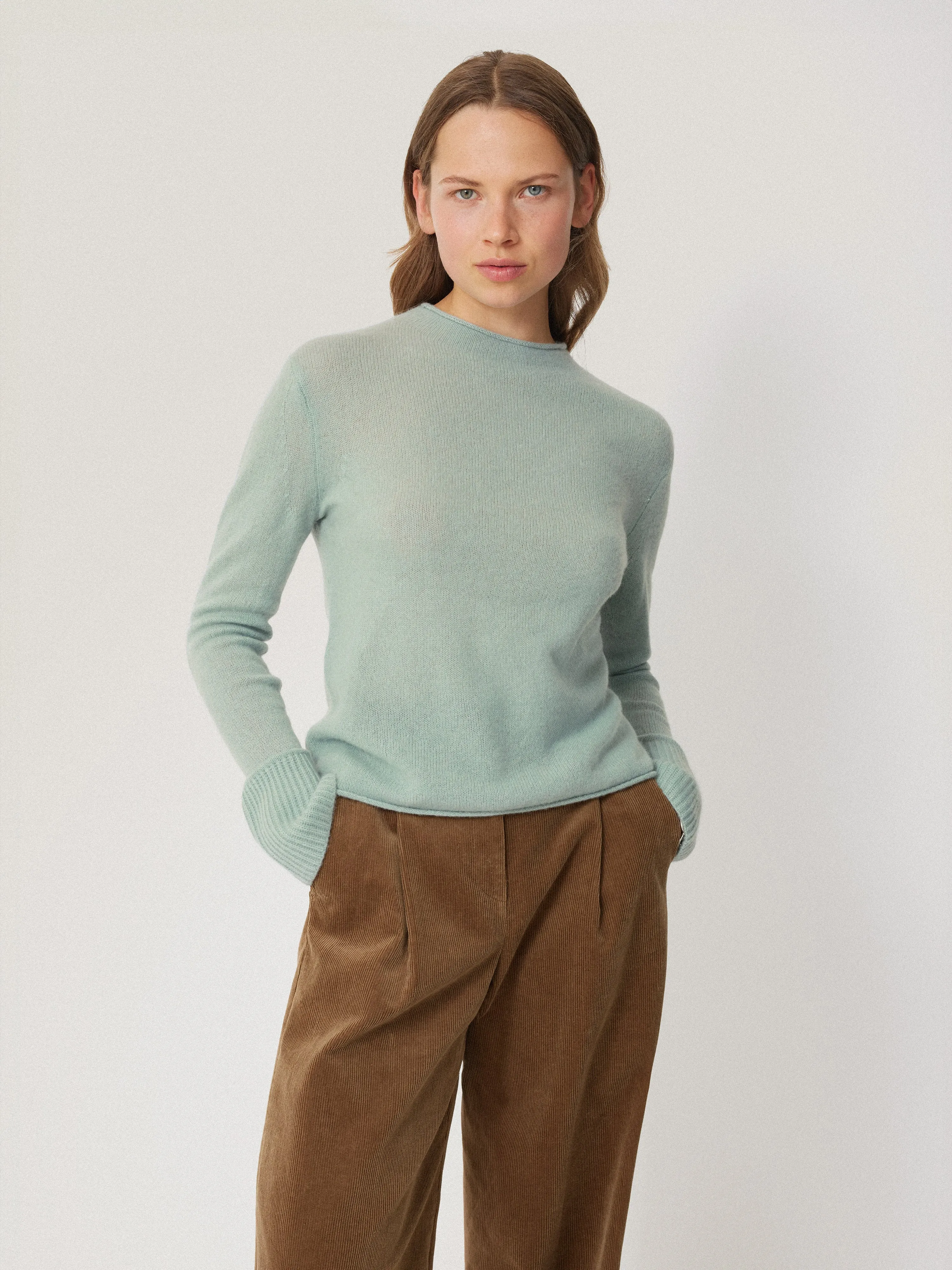 Cloud Cashmere Eldon Jumper | Blue Haze