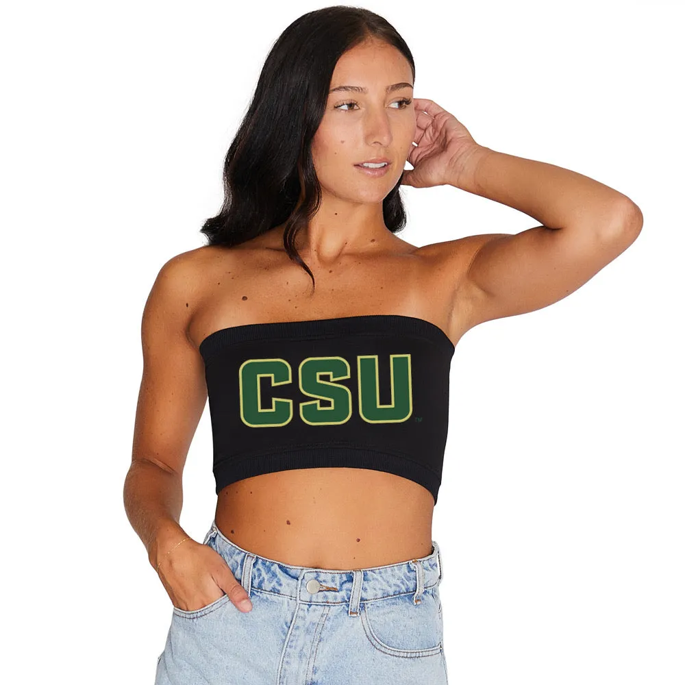 Colorado State Black Bandeau Top