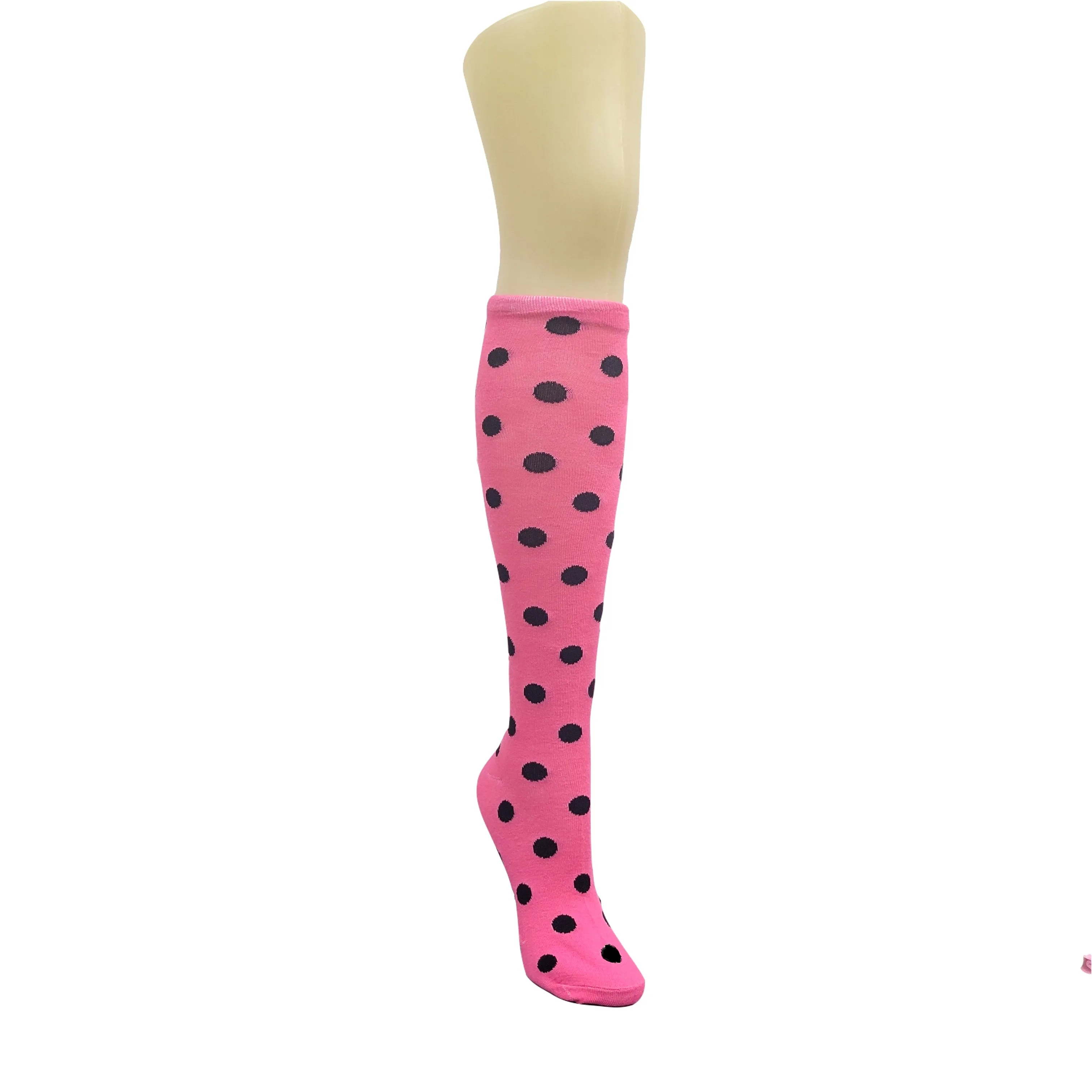 Colorful Polka Dot Pattern Socks from the Sock Panda (Knee High)