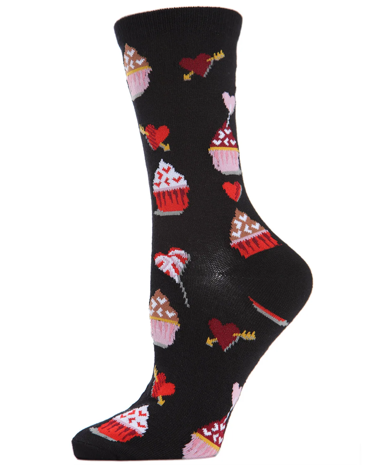 Cupcakes Bamboo Blend Crew Socks