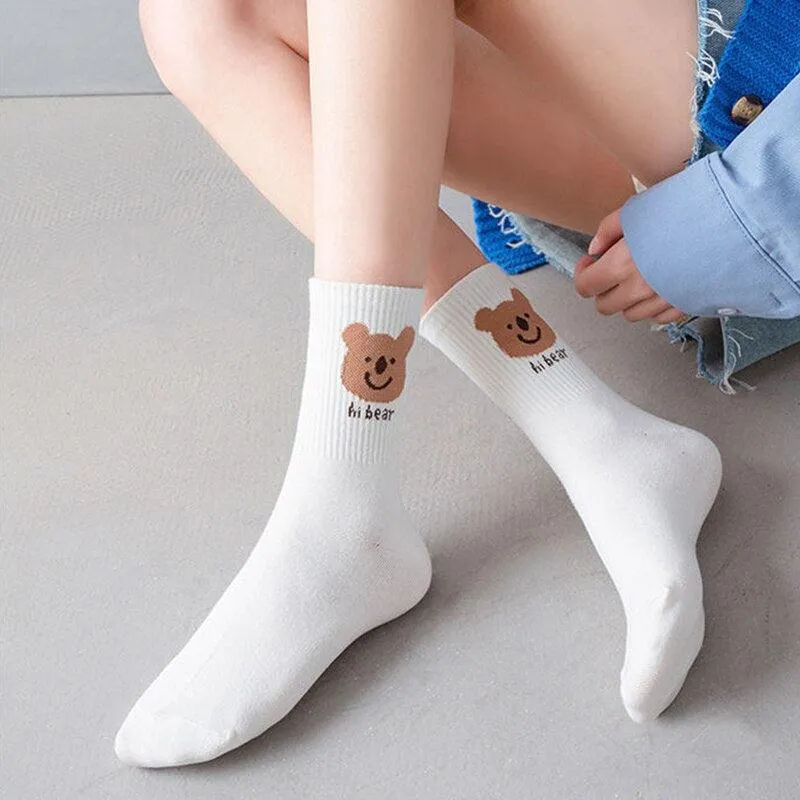 Cute Kawaii Patterned Socks 5 Pairs