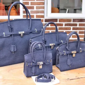 Denim Blue Jeans Bag