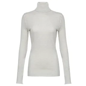 Distressed Cotton Cashmere Turtleneck - More Colors