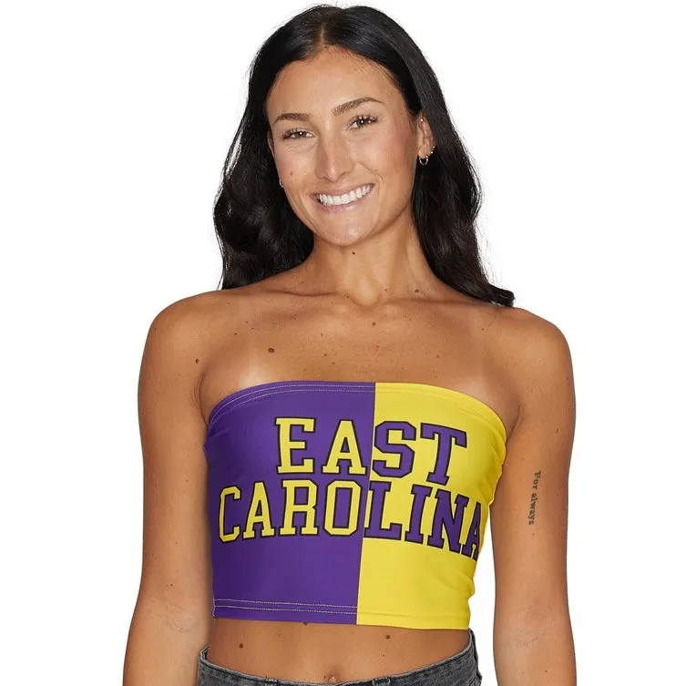 ECU Pirates Two Tone Tube Top