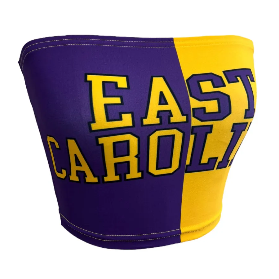 ECU Pirates Two Tone Tube Top