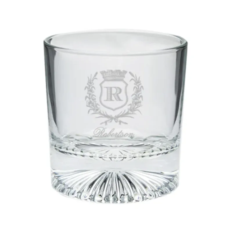 Engraved El Presidente Low Ball Glass