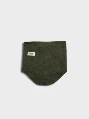 Escapism Fleece Necktube in Dark Olive