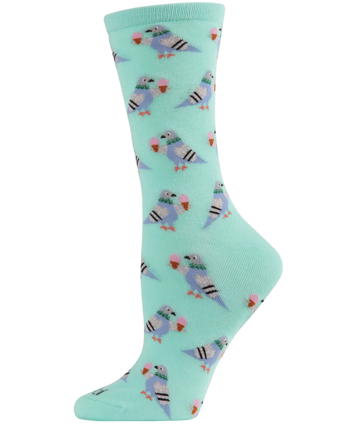 Feed the NYC Pigeons Bamboo Blend Crew Socks