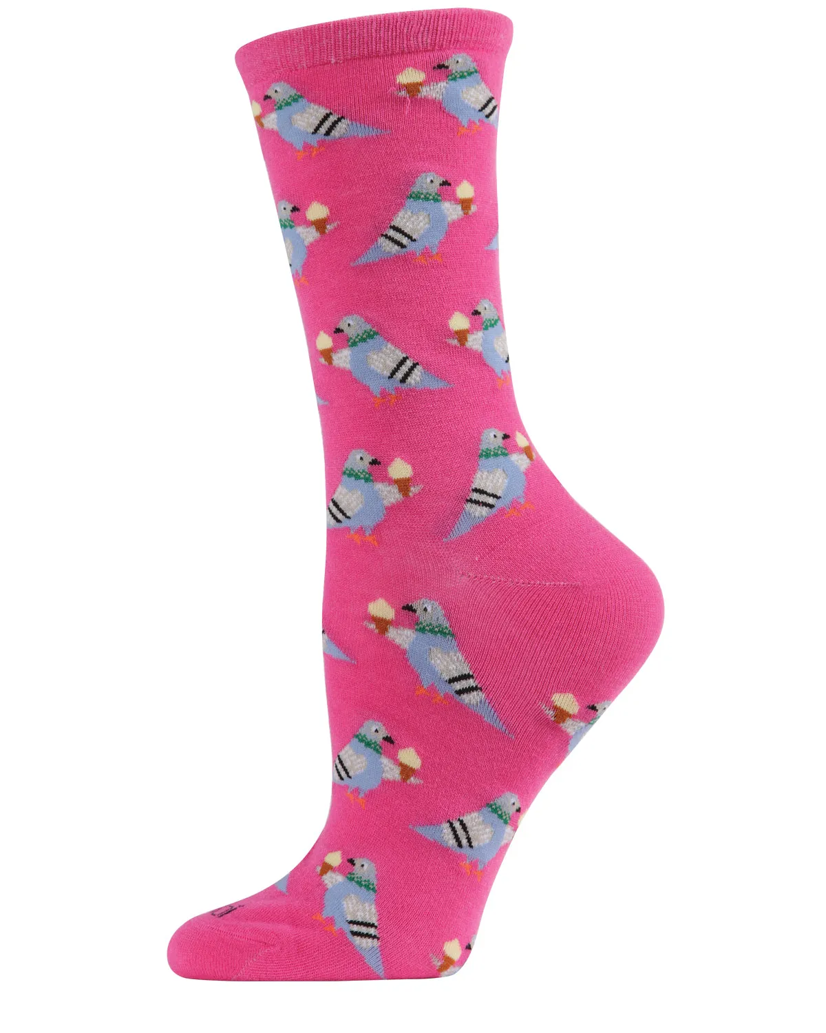 Feed the NYC Pigeons Bamboo Blend Crew Socks