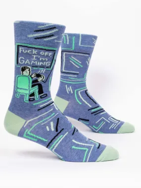 Fuck Off, I'm Gaming M-Crew Socks