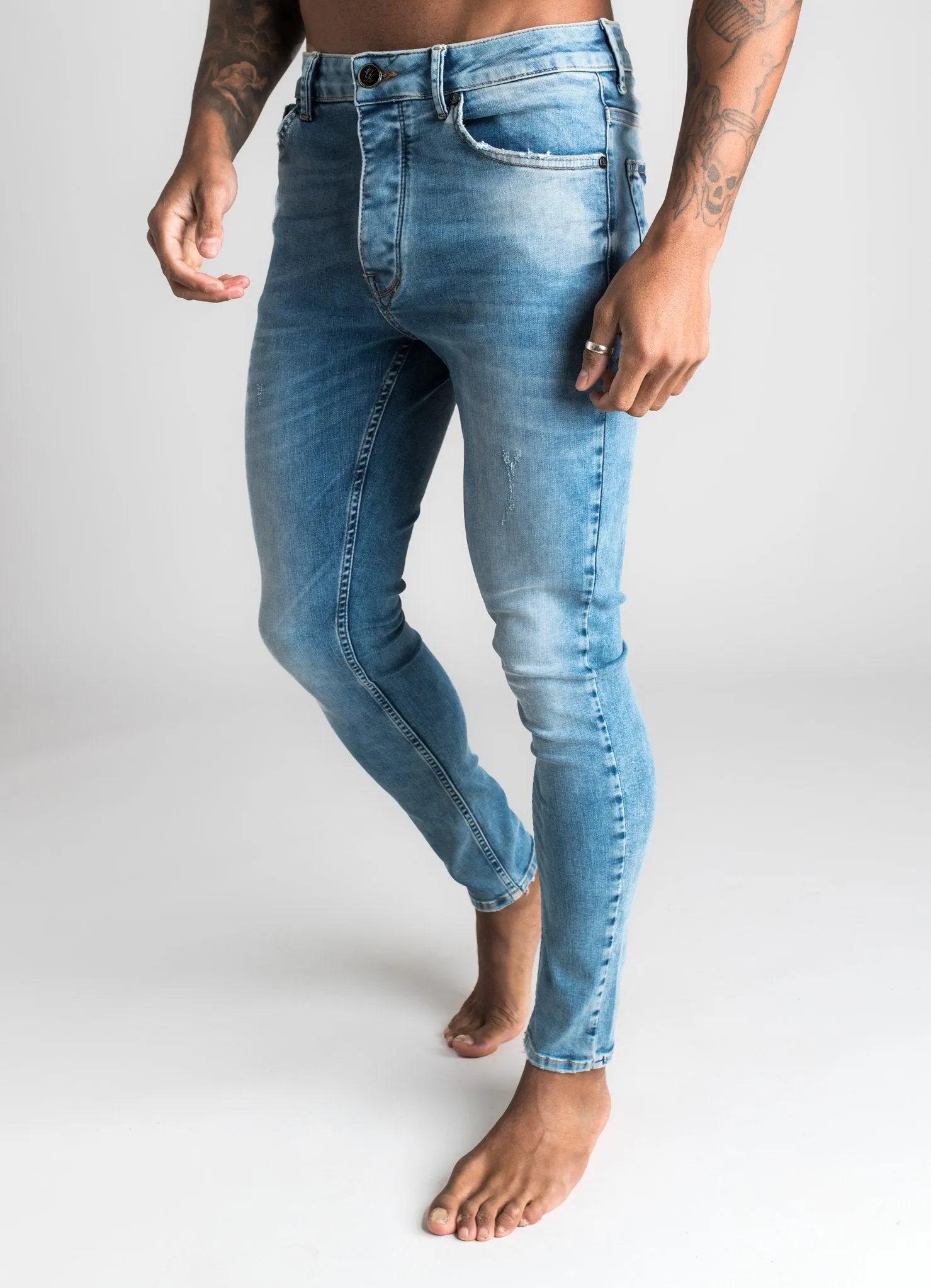 GK Denim Bly Jeans - Mid Wash