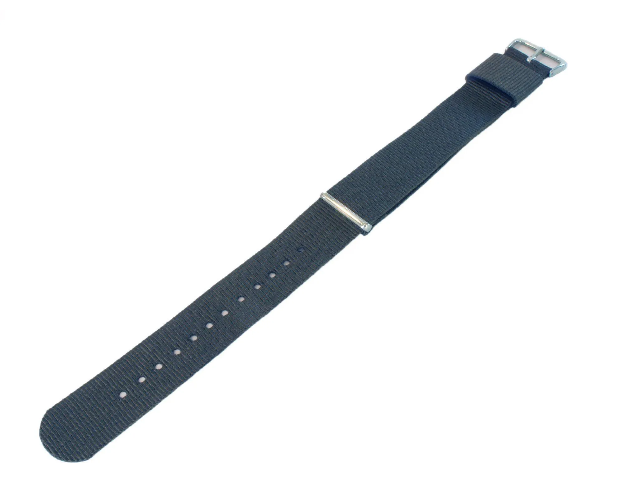 Grey Nylon NATO® Style Watch Band