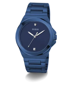 GUESS Mens Blue Analog Watch