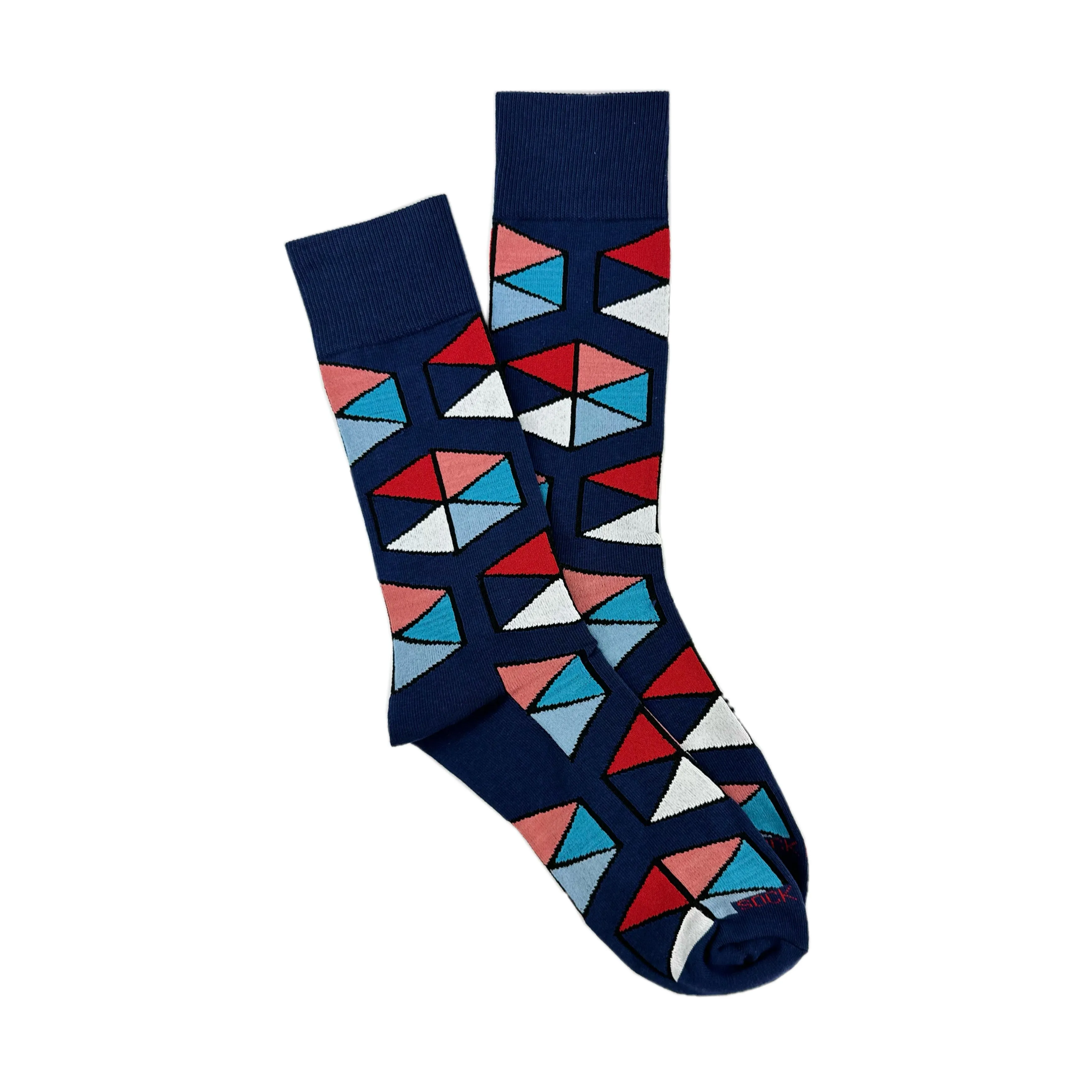 Hexagon Flag Banner Patterned Socks from the Sock Panda