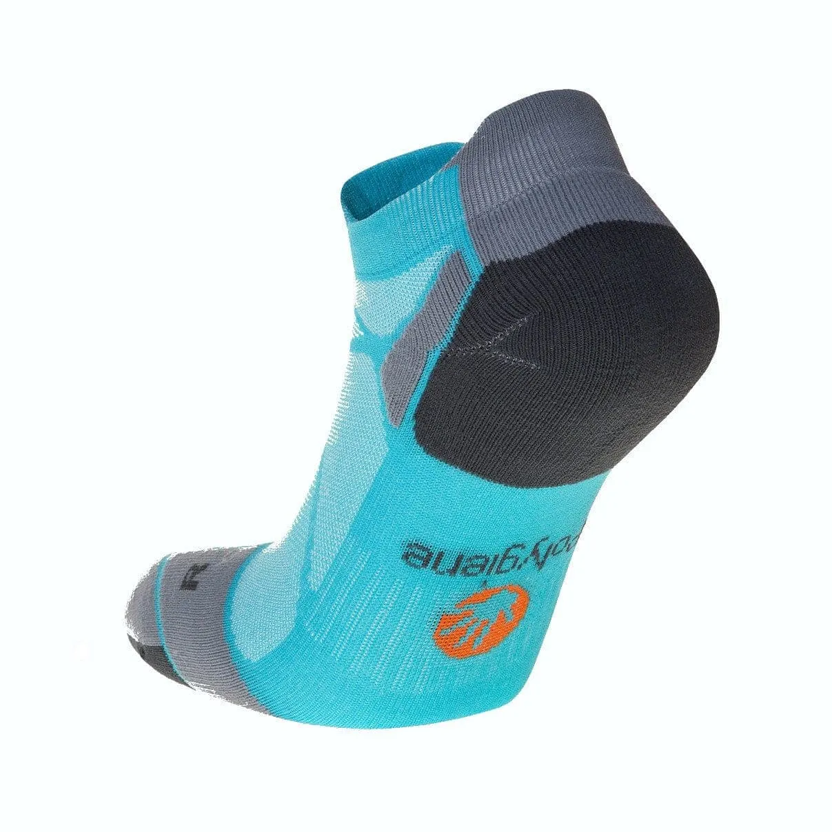 Hilly Marathon Fresh Socklet Min (Unisex) - Peacock/Charcoal