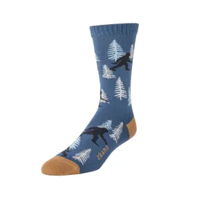 Into the Wilderness - Organic Cotton Crew Socks - Navy